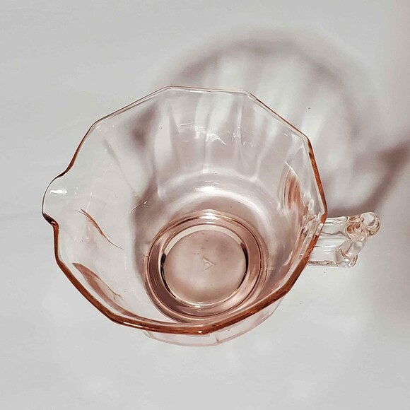 Cambridge Classics Pink Depression Glass Creamer Vintage - Picture 7 of 9